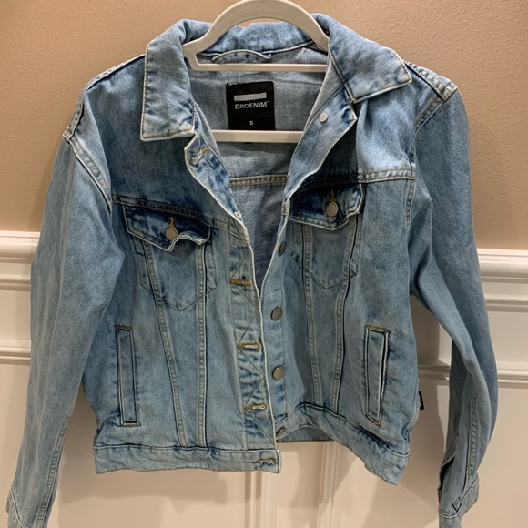 Dr. Denim Alva Trucker Jacket in Destiny Blue - Picture 1 of 5